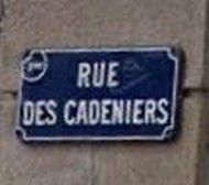 Rue des Cadeniers